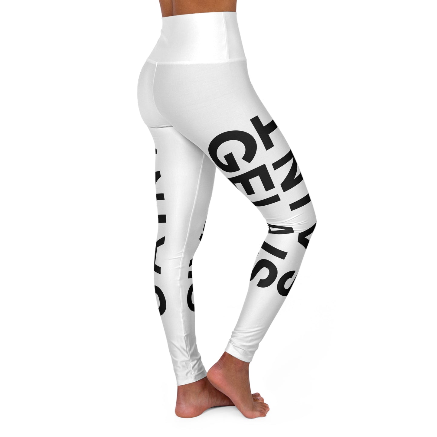 High Waisted Yoga Leggings (AOP)