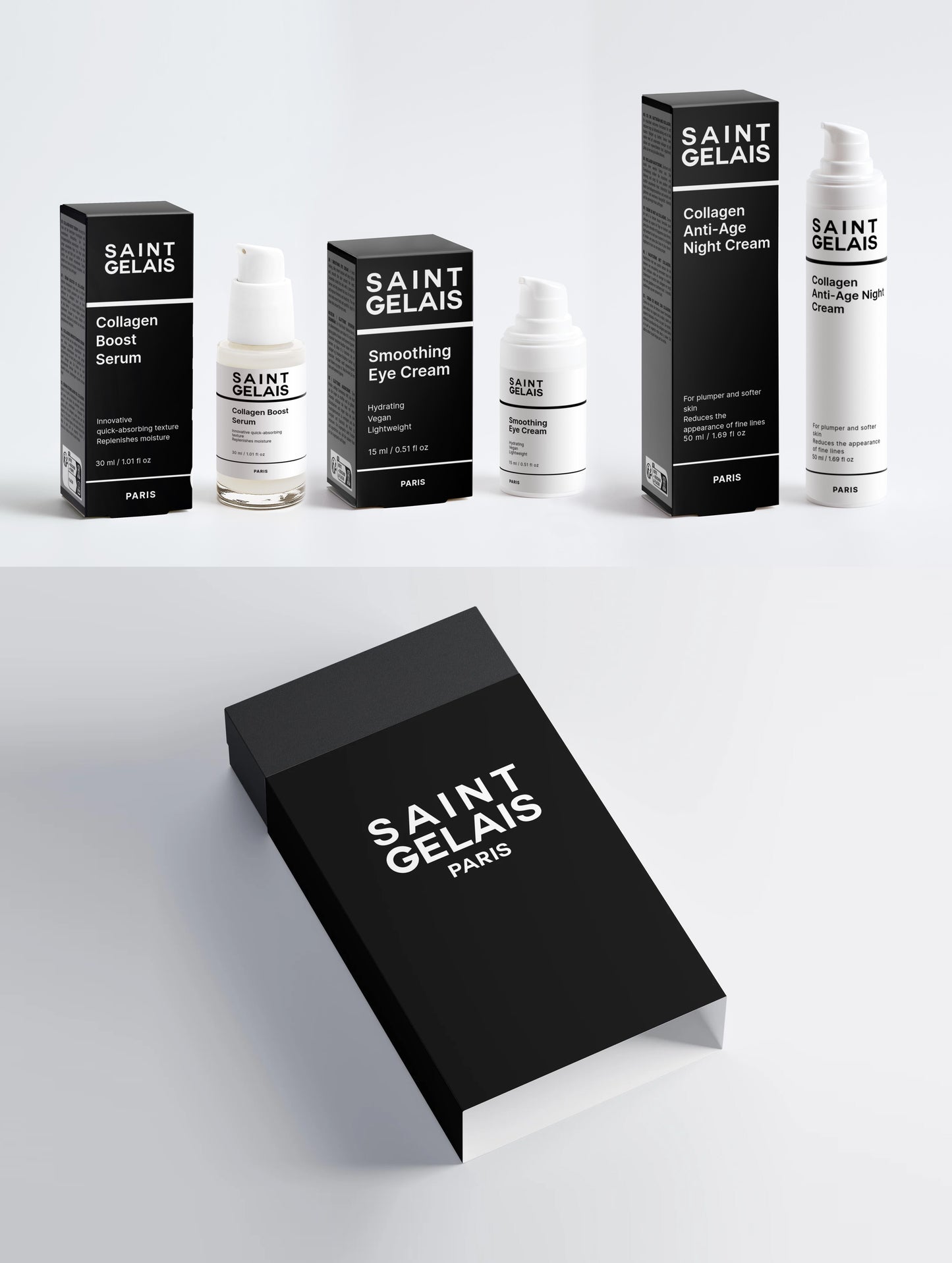 Collagen Night Routine Collection Box SAINT GELAIS PARIS